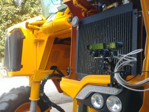 AIRLab perception system installed on grape harvester